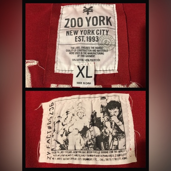 NWOT Vintage 90s ZOO YORK NYC UNBREAKABLE Track Jacket XL Rlpc Supreme Skate Max - Picture 7 of 16